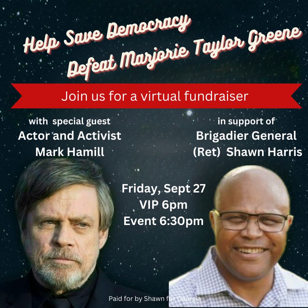 Shawn Harris and Mark Hamill event